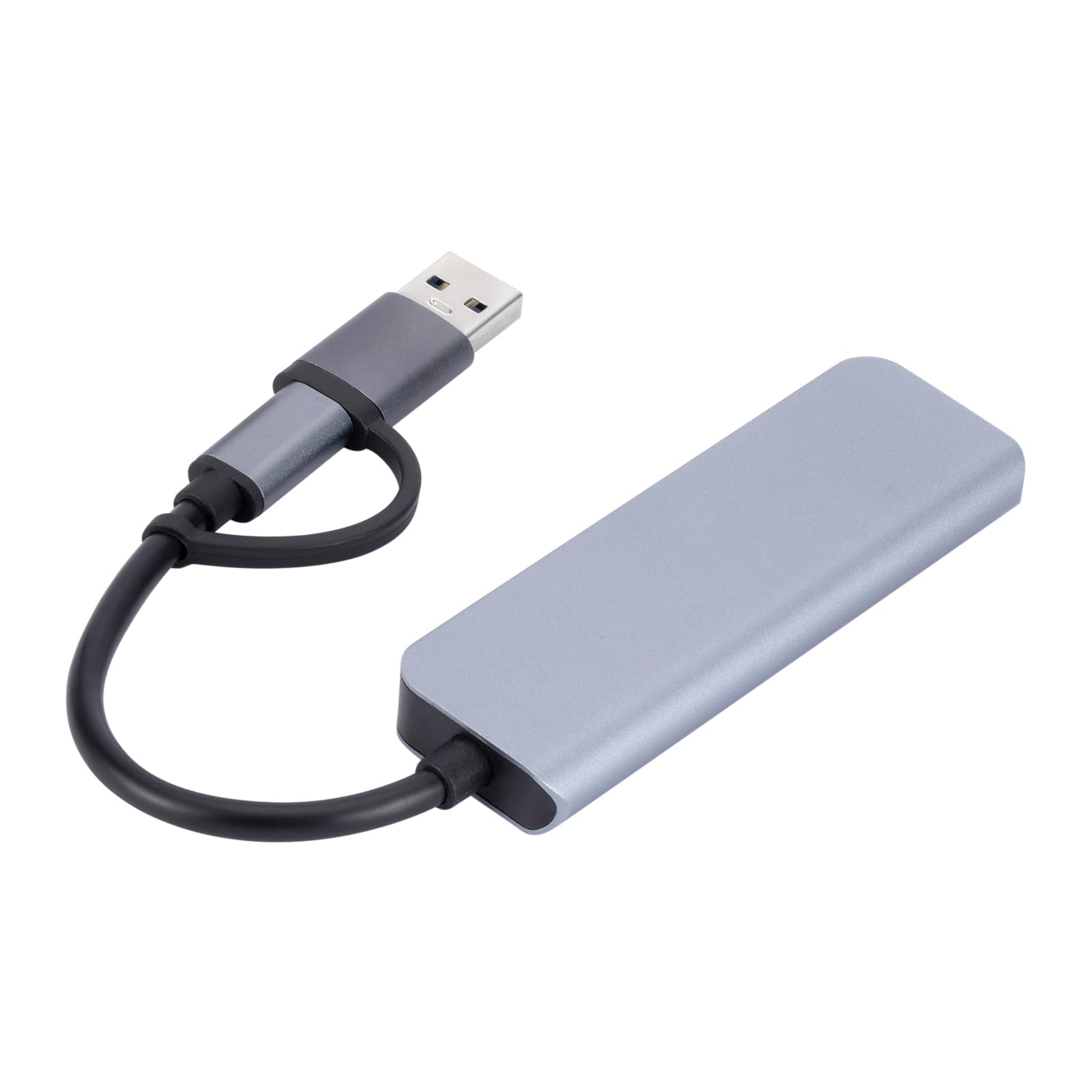 YIGZYCN USB C Hub with 4 Ports - Multi-Port USB Adapter for Smartphones, Laptops & Nintendo Switch - Fast Data Transfer & Charging Station for Home Office, Travel & Gaming Setup