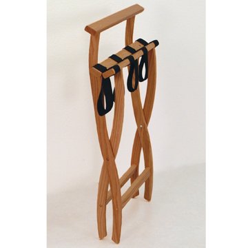 FixtureDisplays® WallSaver™ Heavy Duty Luggage Rack - Space Saving Wall Mounted Suitcase Storage Organizer for Bedroom, Hotel, or Closet (Model 1040156-NF) - Perfect for Small Spaces & Travel Gear Organization