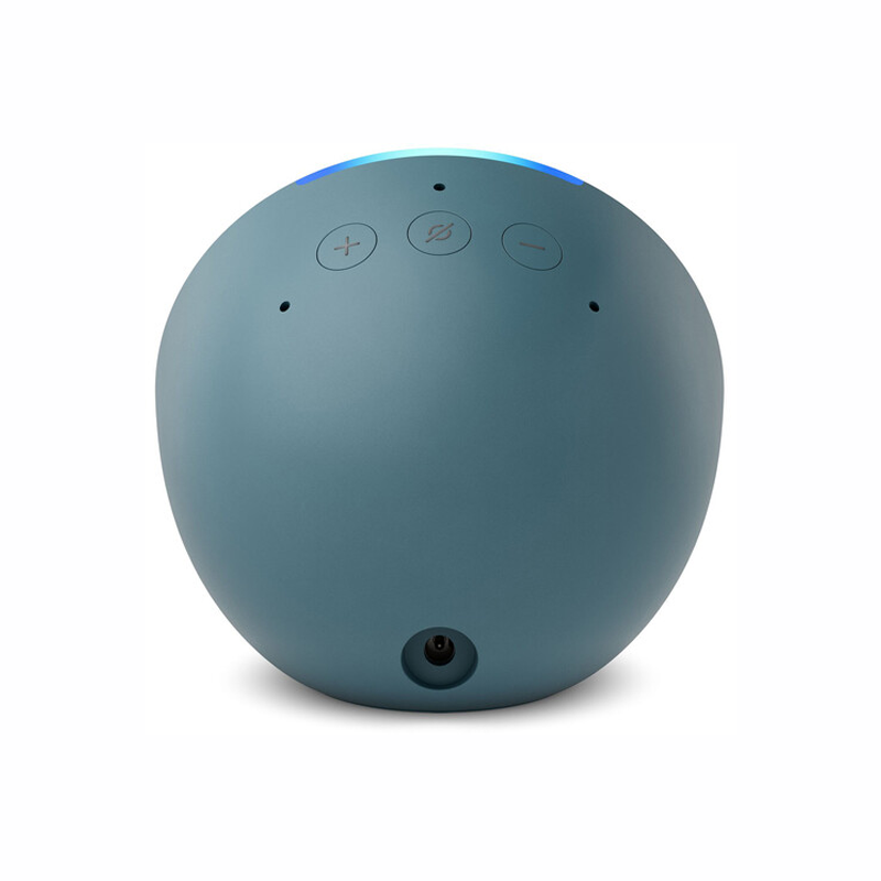 Echo Pop Smart Speaker with Alexa | Compact Bluetooth Speaker for Home, Office & Travel | Calipso Blue | Hands-Free Voice Control, Music Streaming & Smart Home Hub