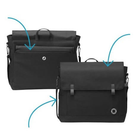 Maxi Cosi Premium Diaper Bag for Baby - Large Waterproof Diaper Backpack with Insulated Bottle Pockets, Changing Pad & Multiple Compartments - Perfect for Travel, Daycare & On-the-Go Parents