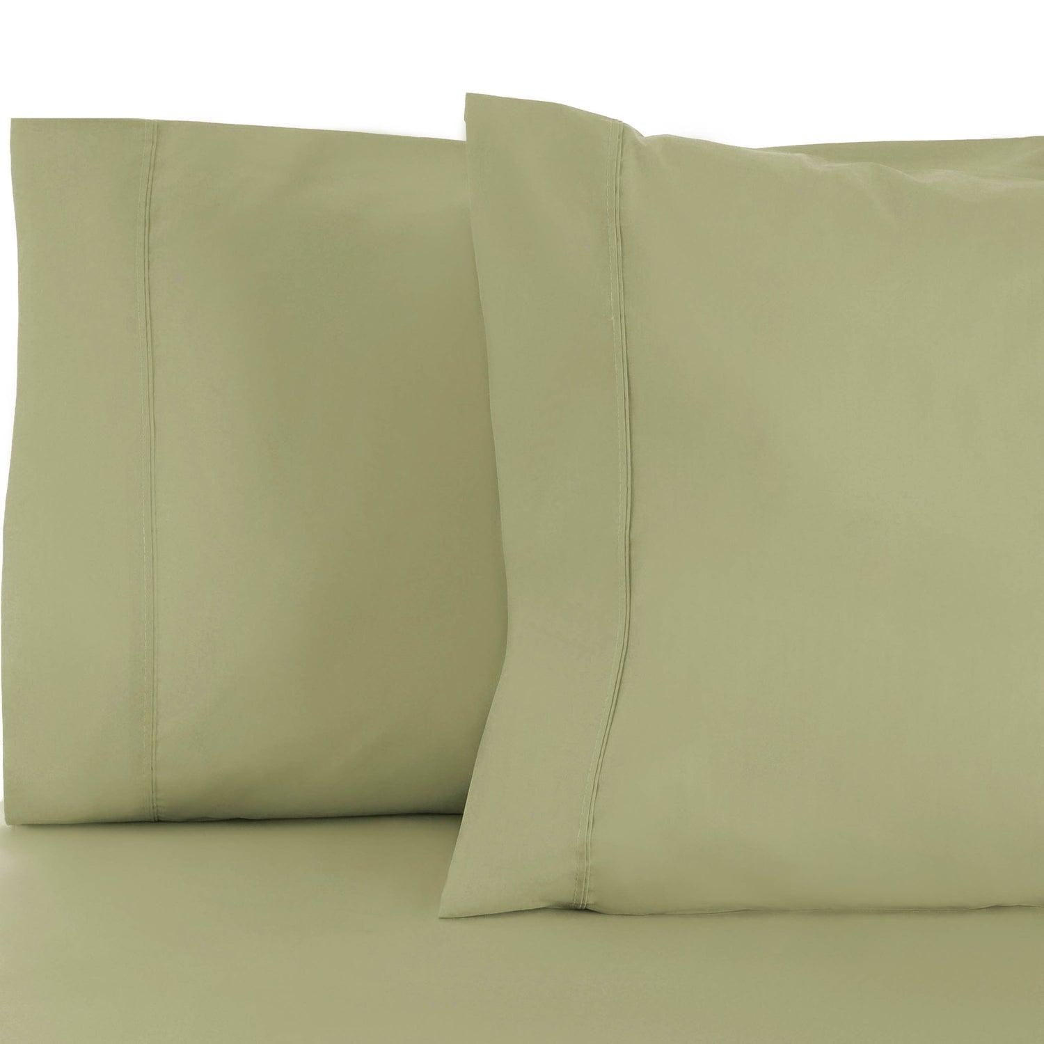 Premium 600 Thread Count Cotton Blend Pillowcase Set - Soft & Breathable for Ultimate Comfort - Perfect for Bedroom, Hotel, and Home Decor