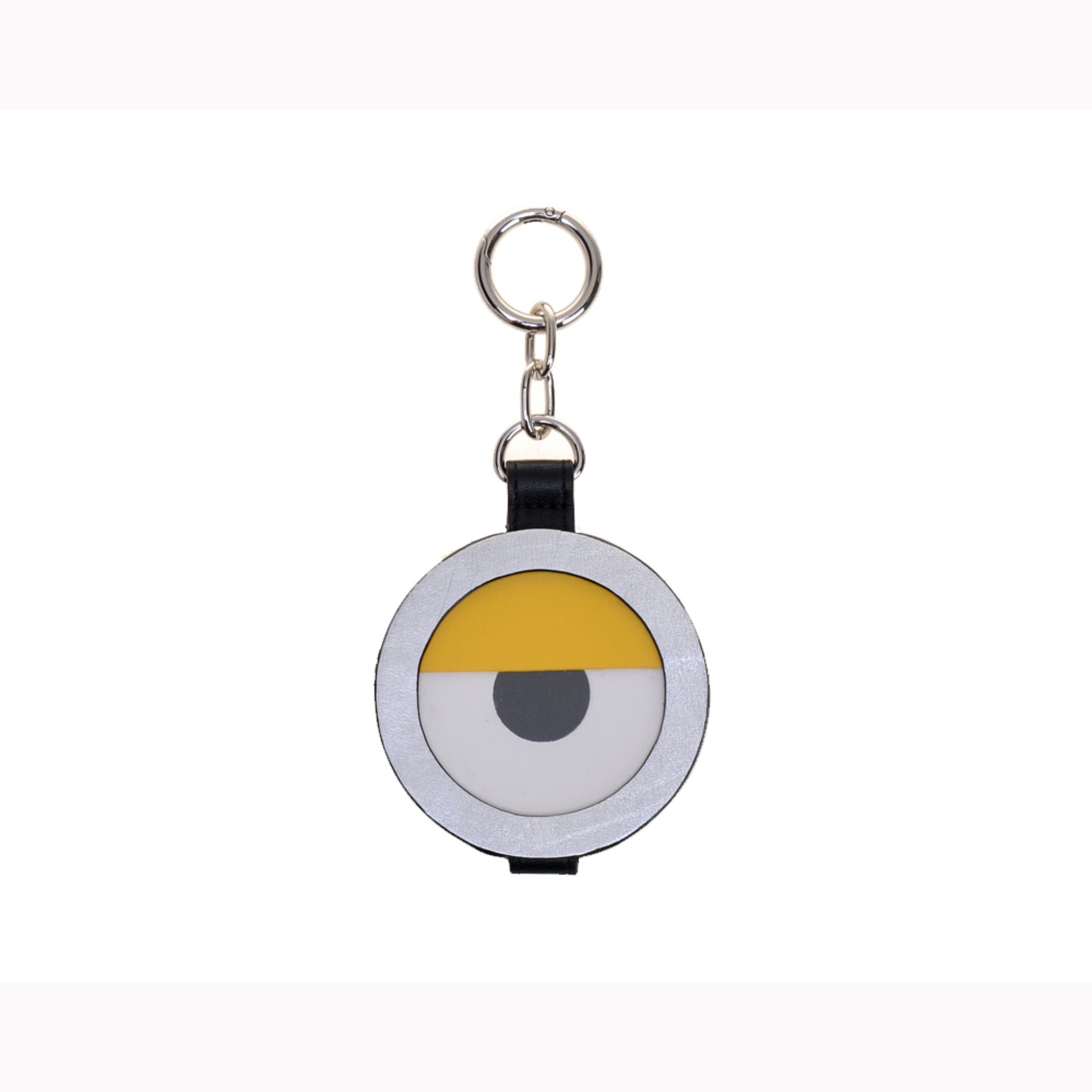 FION Minions Leather Handbag Charms & Mini Mirror - Cute Yellow Despicable Me Accessories for Women | Perfect for Cosplay, Gifts & Everyday Use