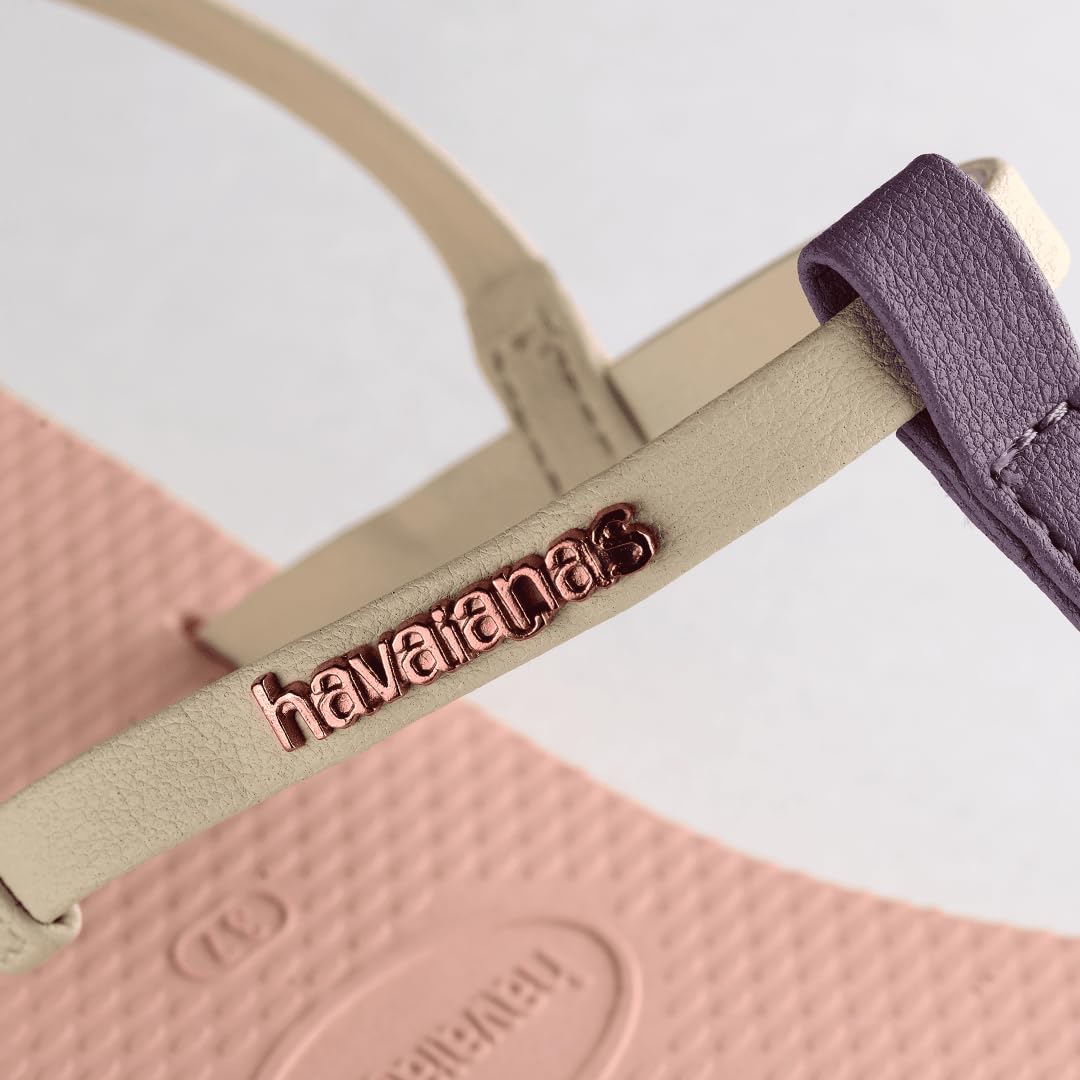 Havaianas Women's You Rio Flip Flop Sandals - Ballet Rose - Size 8 | Comfortable Summer Beach Shoes for Women | Perfect for Pool, Vacation & Casual Wear