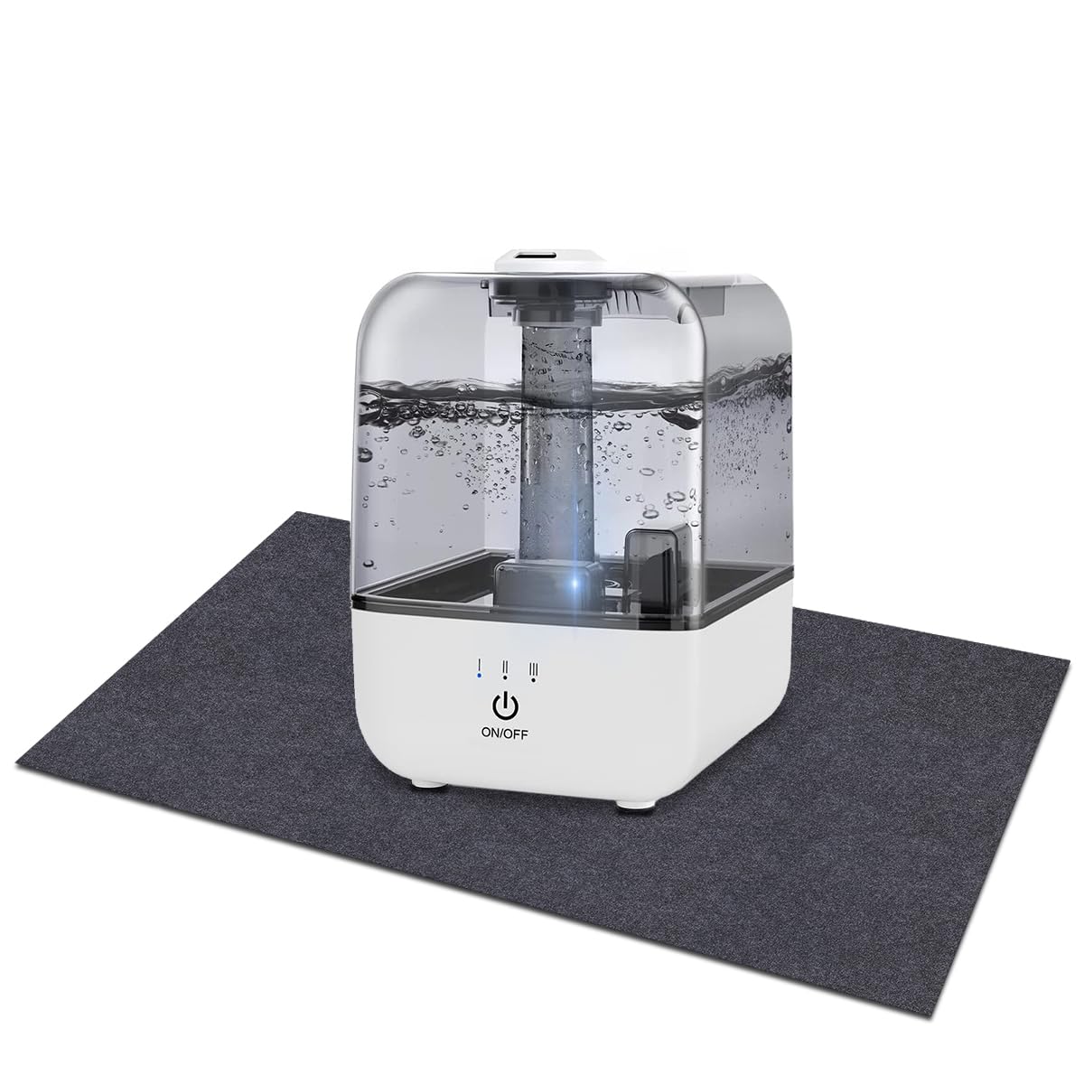 Humidifier Mat for Floor - Absorbent, Washable, Non-Slip Floor Protector (24