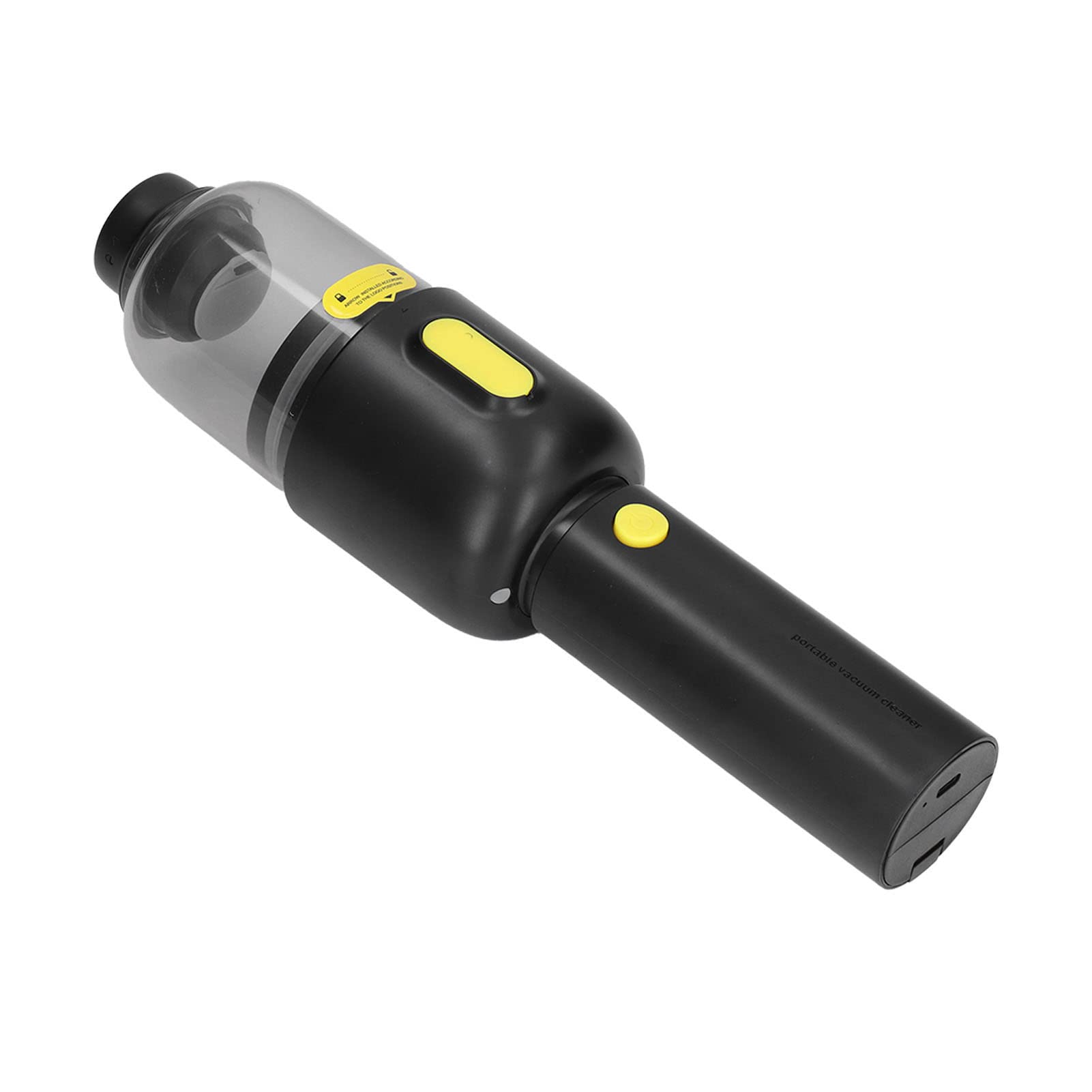 SNOQ Wireless Car Vacuum Cleaner - USB Charging, Handheld, Portable, 1800mAh Battery - Ideal for Car, Home, Office, and Travel Use