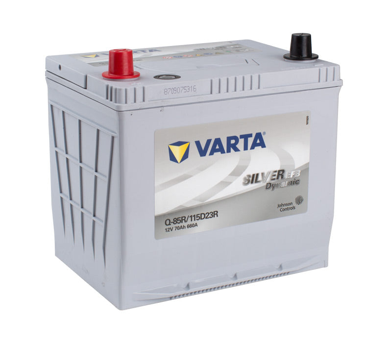 Q85R Stop Start Car Battery 660CCA - High-Performance AGM Battery for Vehicles with Start-Stop Technology | Ideal for Sedans, SUVs & Trucks