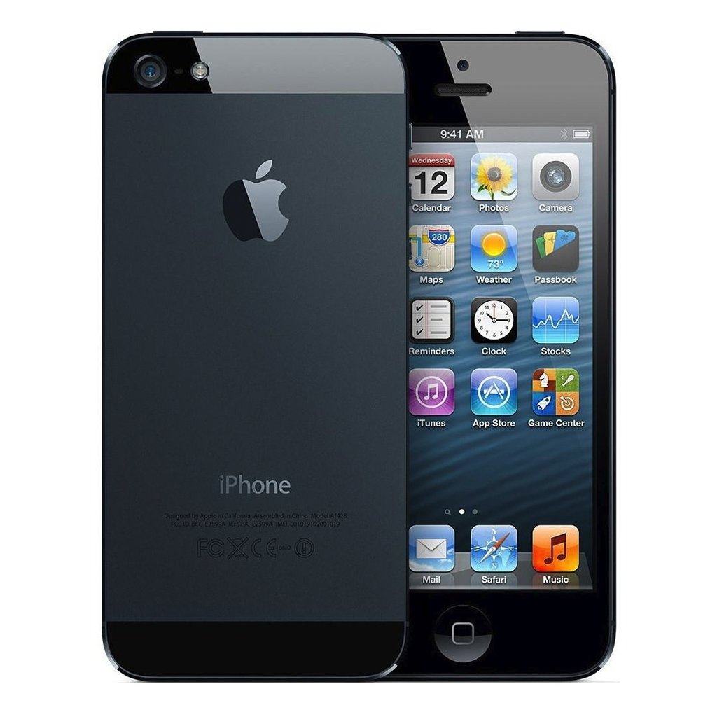 Original iPhone 5 - 16GB/32GB/64GB Unlocked Smartphone - iOS 9, 4-inch Retina Display, 8MP Camera - Perfect for Travel, Business & Everyday Use