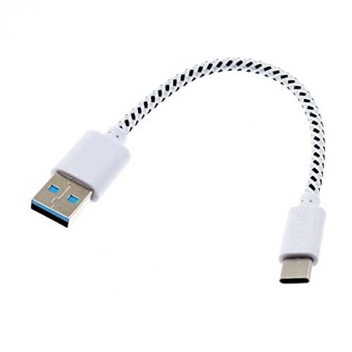 3FT Short USB-C to USB-C Fast Charging Cable - Compatible with Motorola Razr (2020) & Revvlry Plus - Perfect for Car, Office & Travel Charging