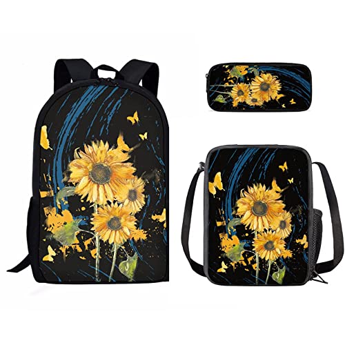 Sunflower and Butterfly