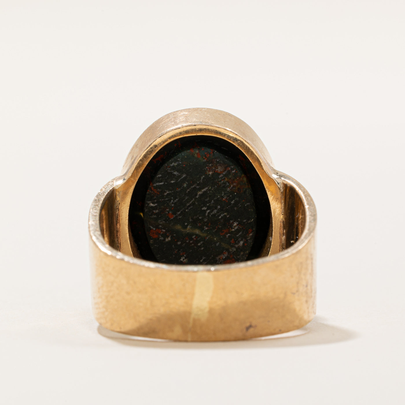 10.00ct Blood Stone Cocktail Ring - Size 8.5 | Elegant Statement Jewelry for Evening Parties, Weddings & Special Occasions