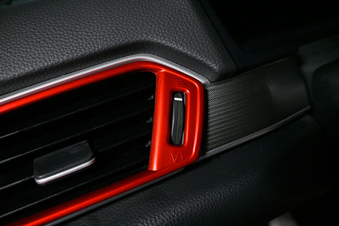 GZXinWei Red Interior Trim Kit for Honda Accord 10th Gen (2018-2021) - Dashboard Side Air Vent Frame Cover Sticker Accessories | Car Interior Decoration & Customization Upgrade