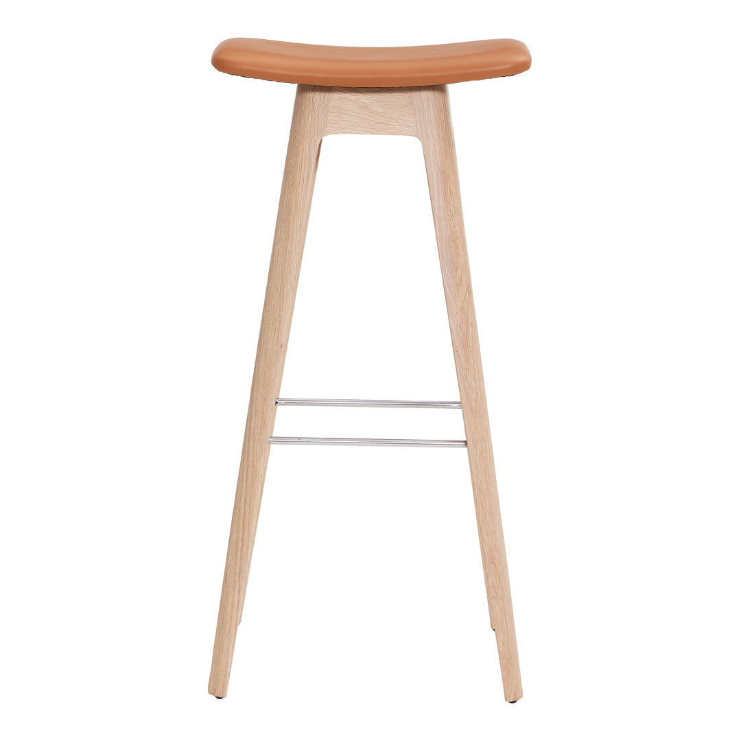 HC1 Upholstered Bar Stool - Modern Kitchen Island & Counter Height Stool with Padded Seat for Home, Cafe and Restaurant Use