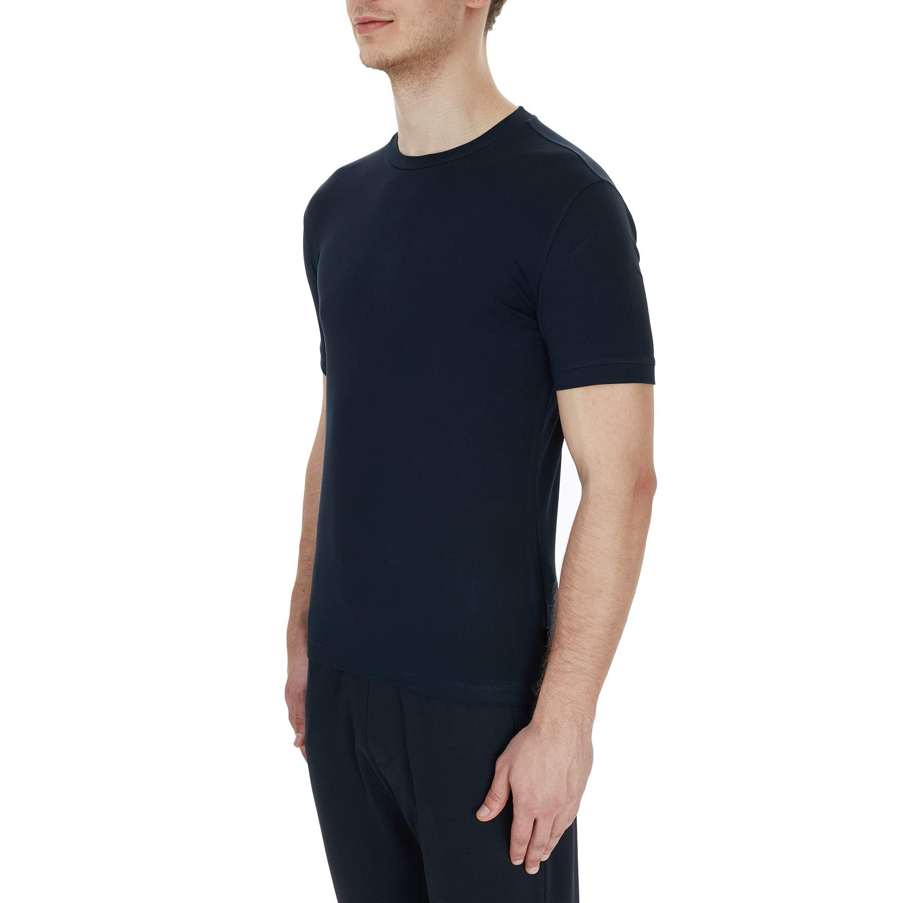 Emporio Armani Men's Classic Basic Crewneck T-Shirt - Soft Cotton Casual Tee for Everyday Wear, Work & Weekend Outfits
