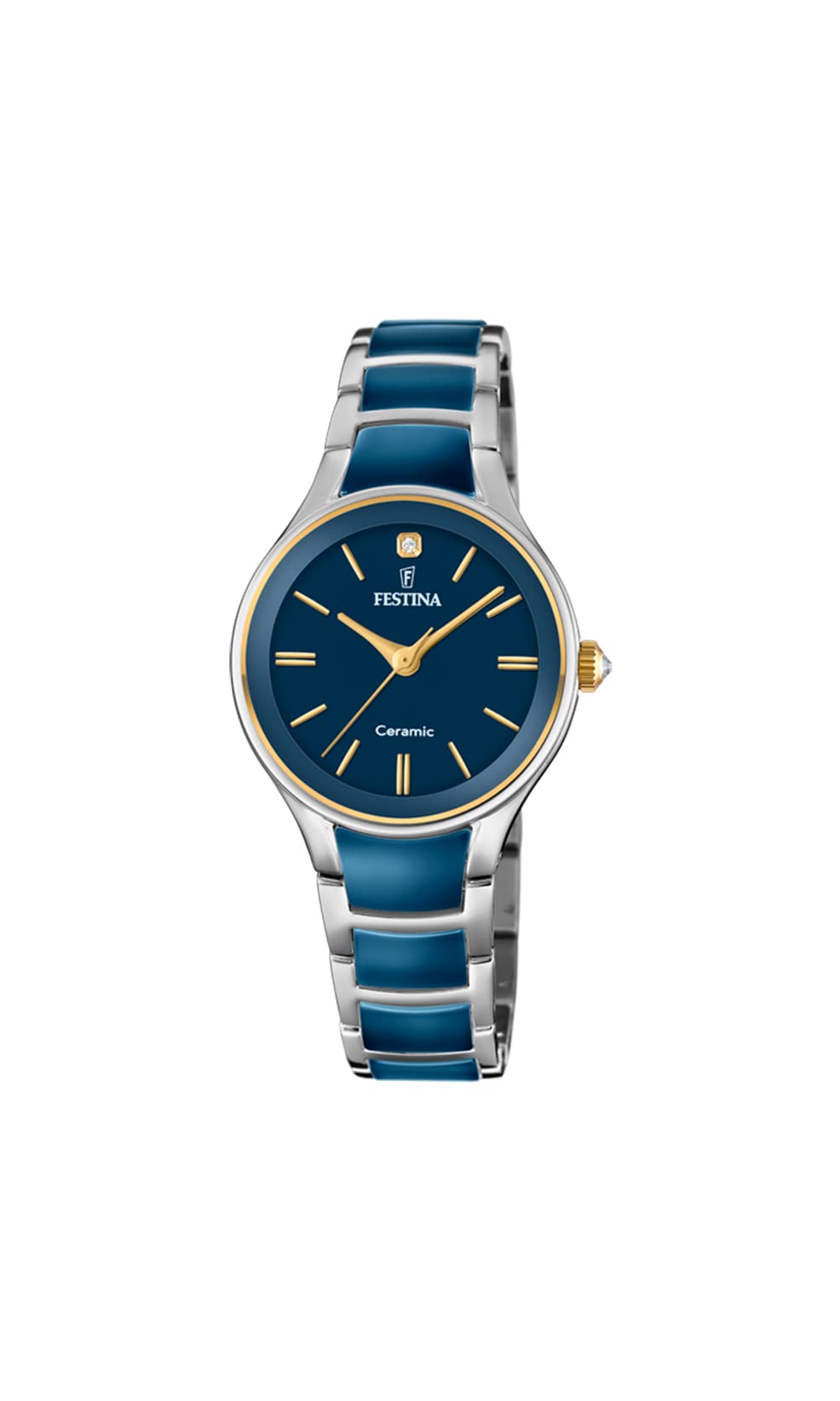 Festina Women's Analog Quartz Watch with Stainless Steel Strap - F20474/3 - Elegant Timepiece for Office, Party & Everyday Wear