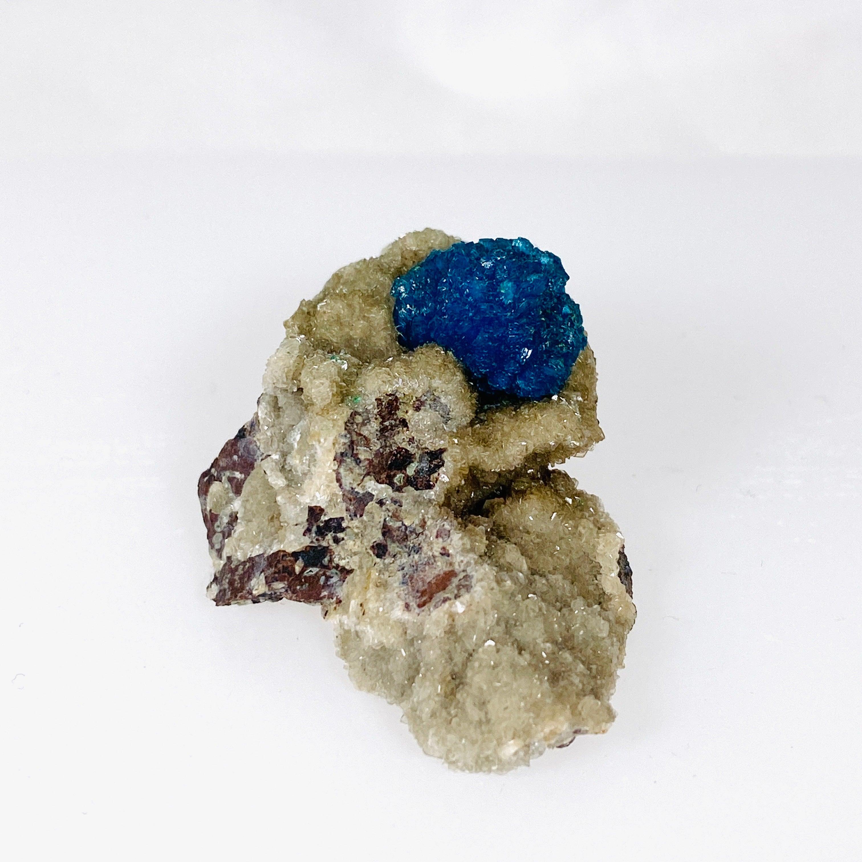 Natural Cavansite Crystal Specimen CAV 23 - Rare Blue Mineral Collection for Home Decor, Meditation & Healing Crystals