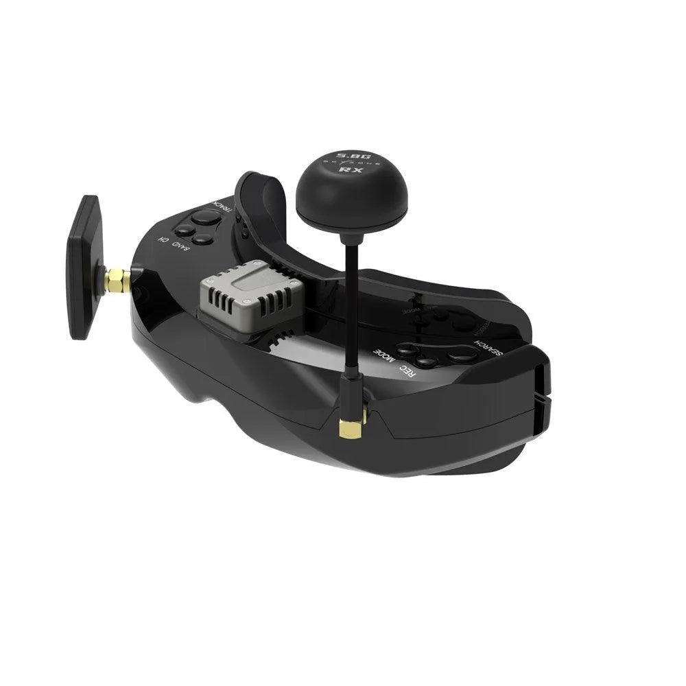 SKYZONE SKY02O FPV Goggles - 640x400 OLED Display, 5.8Ghz SteadyView Diversity Receiver with Built-in Head Tracker & DVR, HDMI AV IN/OUT for RC Racing Drones - Perfect for FPV Flying, Drone Racing, and Aerial Photography