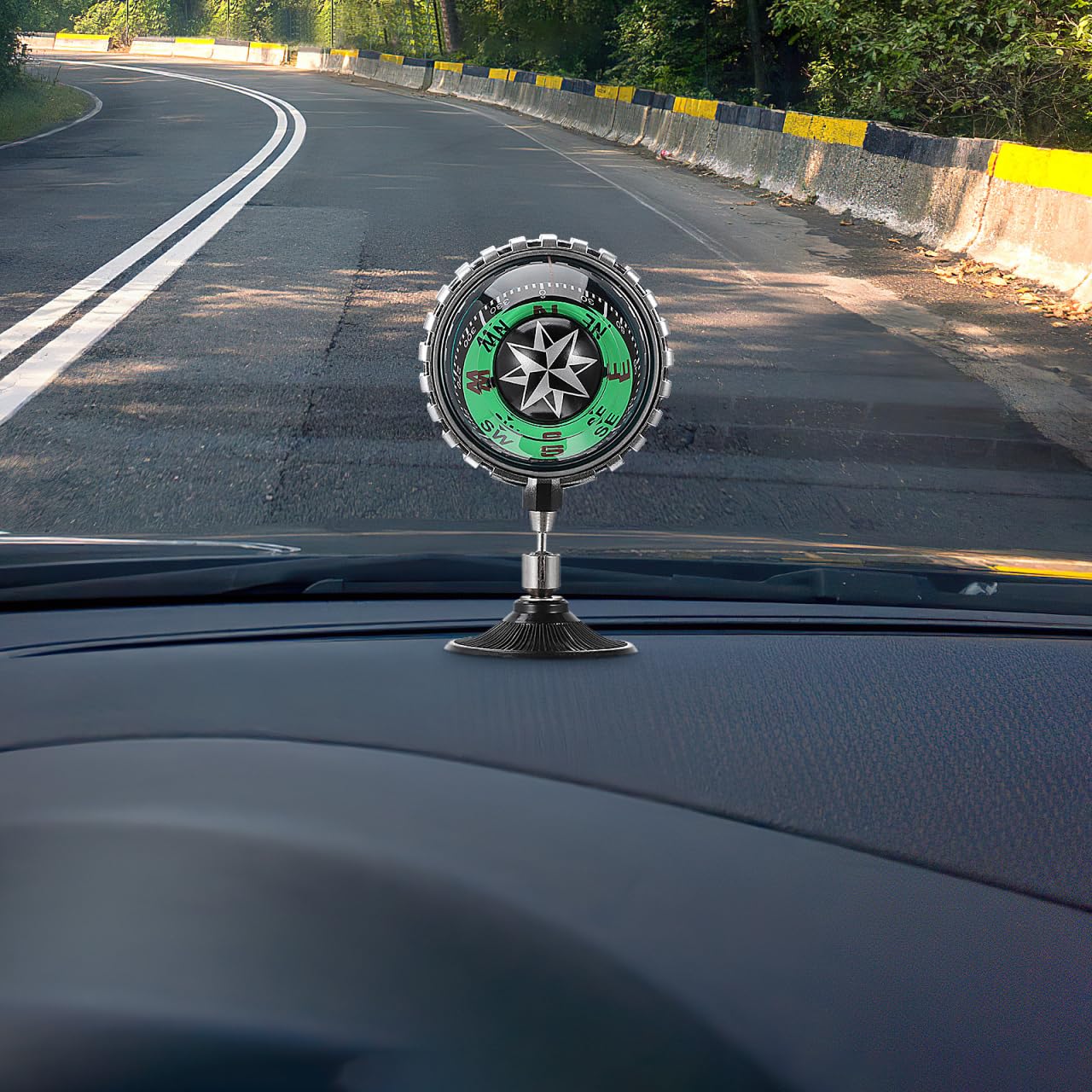 Milisten Car Dashboard Compass - Universal Vehicle & Boat Navigation Tool for Easy Direction Finding | Perfect for Road Trips, Off-Roading & Marine Adventures