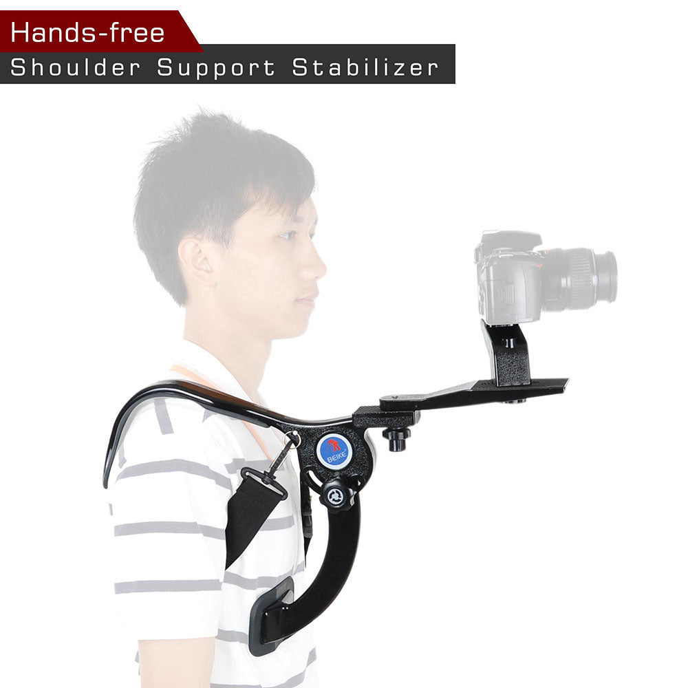 Professional Shoulder Support Stabilizer for DSLR & DV Cameras - Steadicam for Smooth Video Recording - Perfect for Vlogging, Filmmaking, and Live Streaming