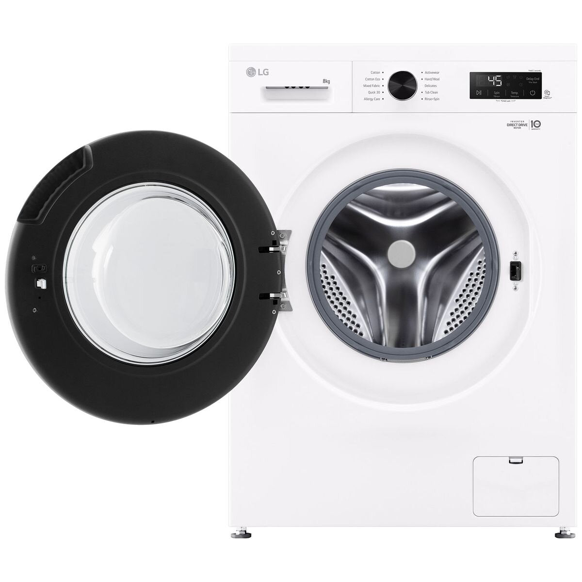 LG 8kg Front Load Washing Machine with Steam WV1 1208W - Energy Efficient Laundry Solution for Small Homes & Apartments