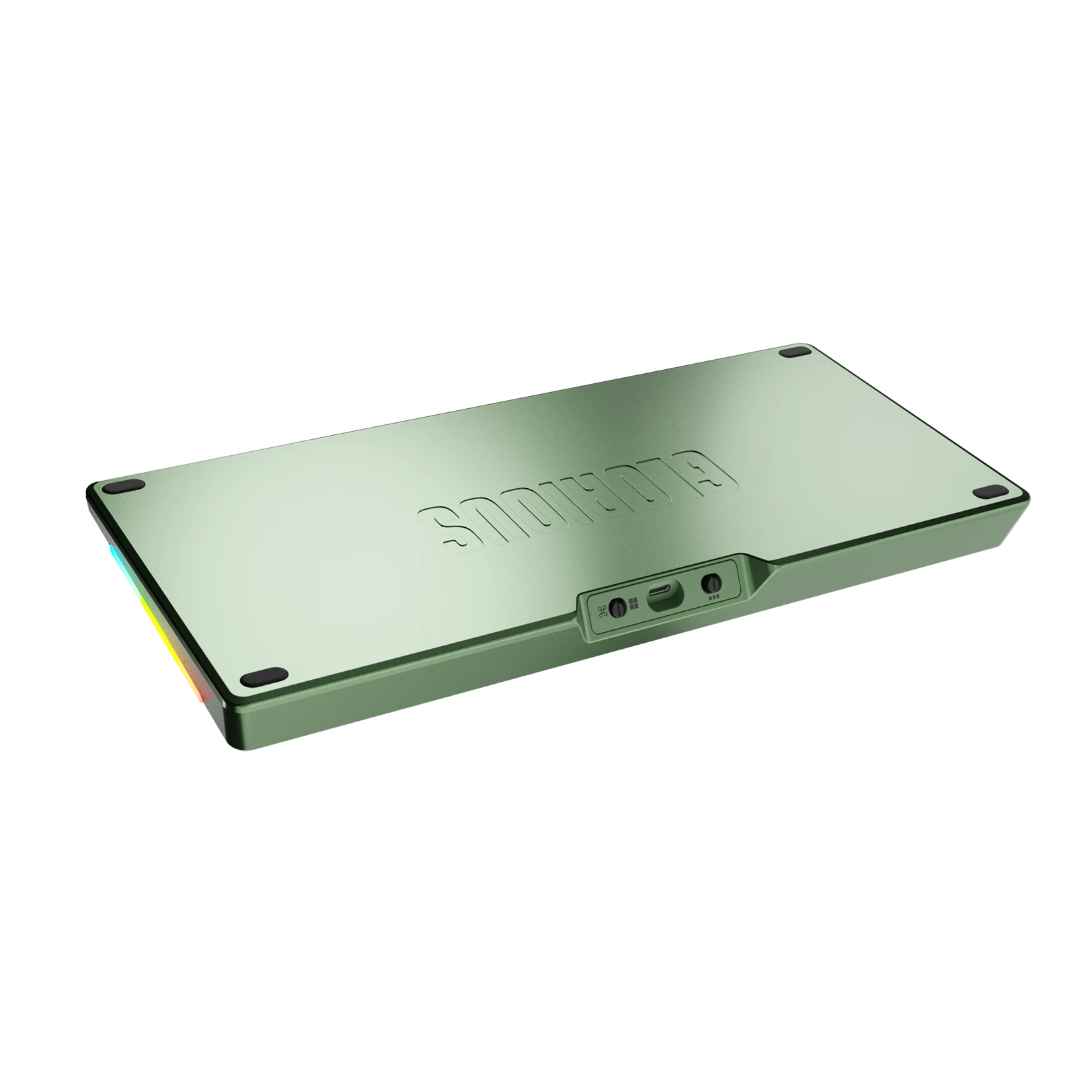 GMMK 3 75% Mechanical Keyboard Bottom Case - Premium Metal Construction in Sage Green | Perfect for Gaming, Typing & Office Work