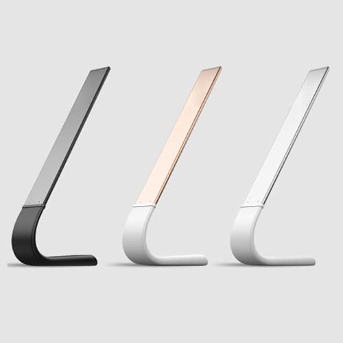 Mark Wireless LED Desk Lamp - 360° Adjustable & Foldable, USB Rechargeable with 40H Runtime, Touch Control, 6 Brightness Levels & 3 Light Modes (Silver) | Perfect for Home Office, Study, Reading, and Nightstand Use