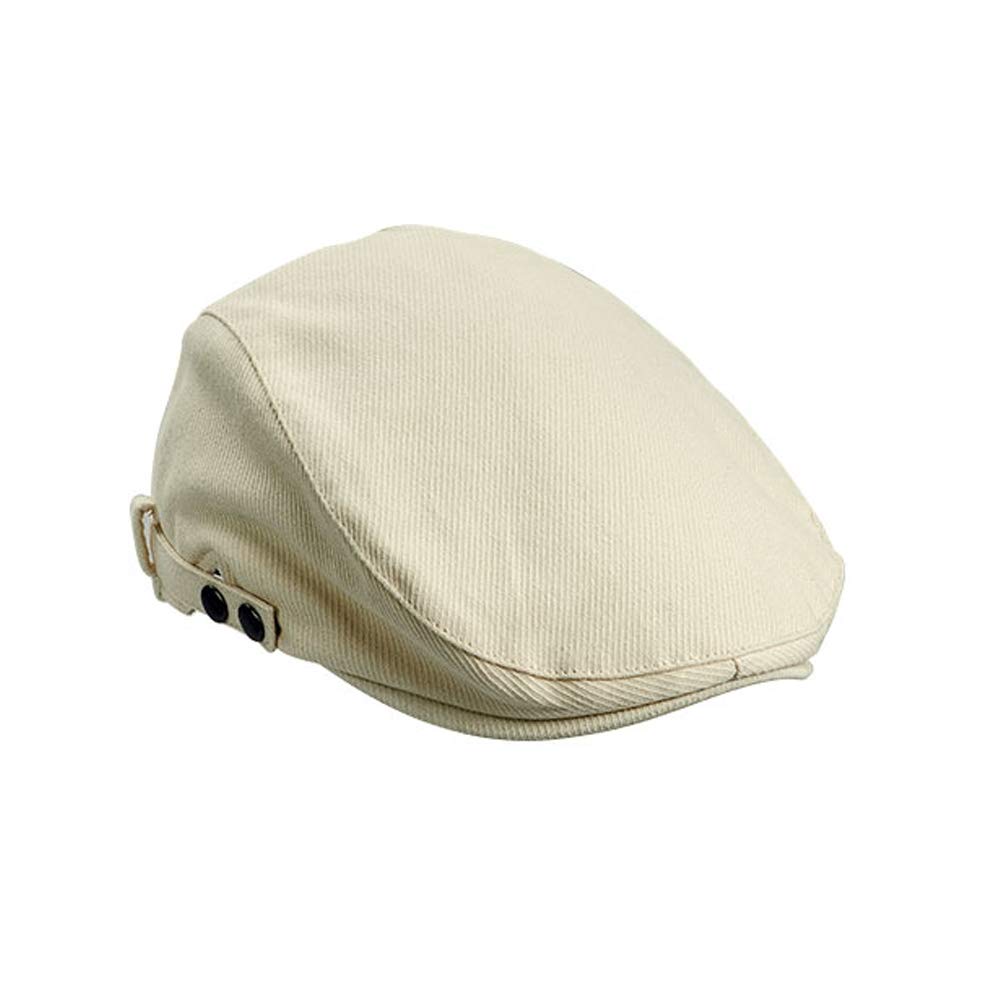 CLAPE Cotton Flat Ivy Gatsby Driving Hat - Classic Newsboy Irish Cabbie Golf Cap for Men | Vintage Style Driving, Golfing & Outdoor Activities
