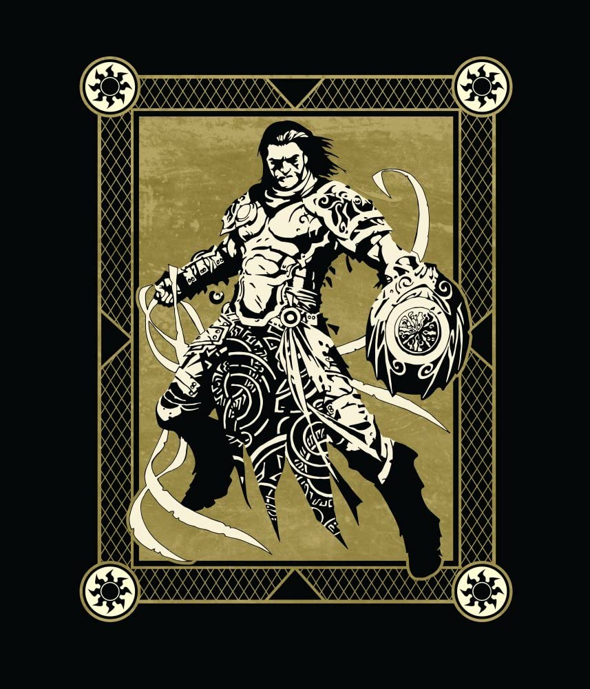 Magic the Gathering Gideon White Card Black Graphic Tee for Men | MTG Fan Apparel | Perfect for Gaming Conventions & Casual Wear