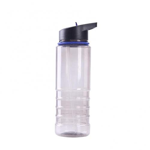 800ml Large Capacity Sports Water Bottle with Straw - BPA Free, Leak Proof, Portable for Cycling, Gym, Hiking & Outdoor Activities (Color: Blue)