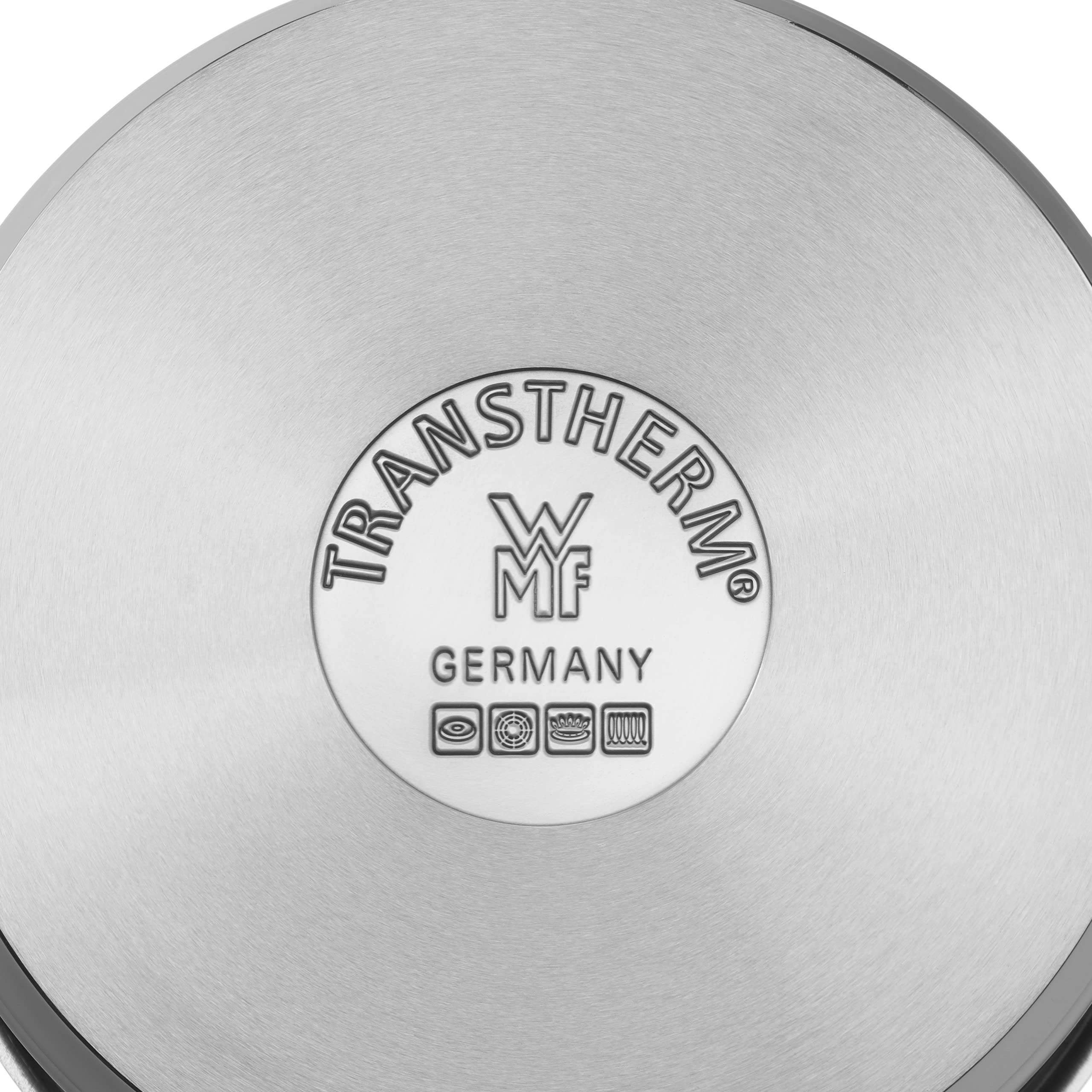 WMF 16cm Stainless Steel Sauce Pan with Lid - 1.4L Capacity, Brushed Finish, Induction Compatible, Dishwasher Safe - Perfect for Cooking Sauces, Soups & Small Meals on Gas, Electric & Induction Stovetops