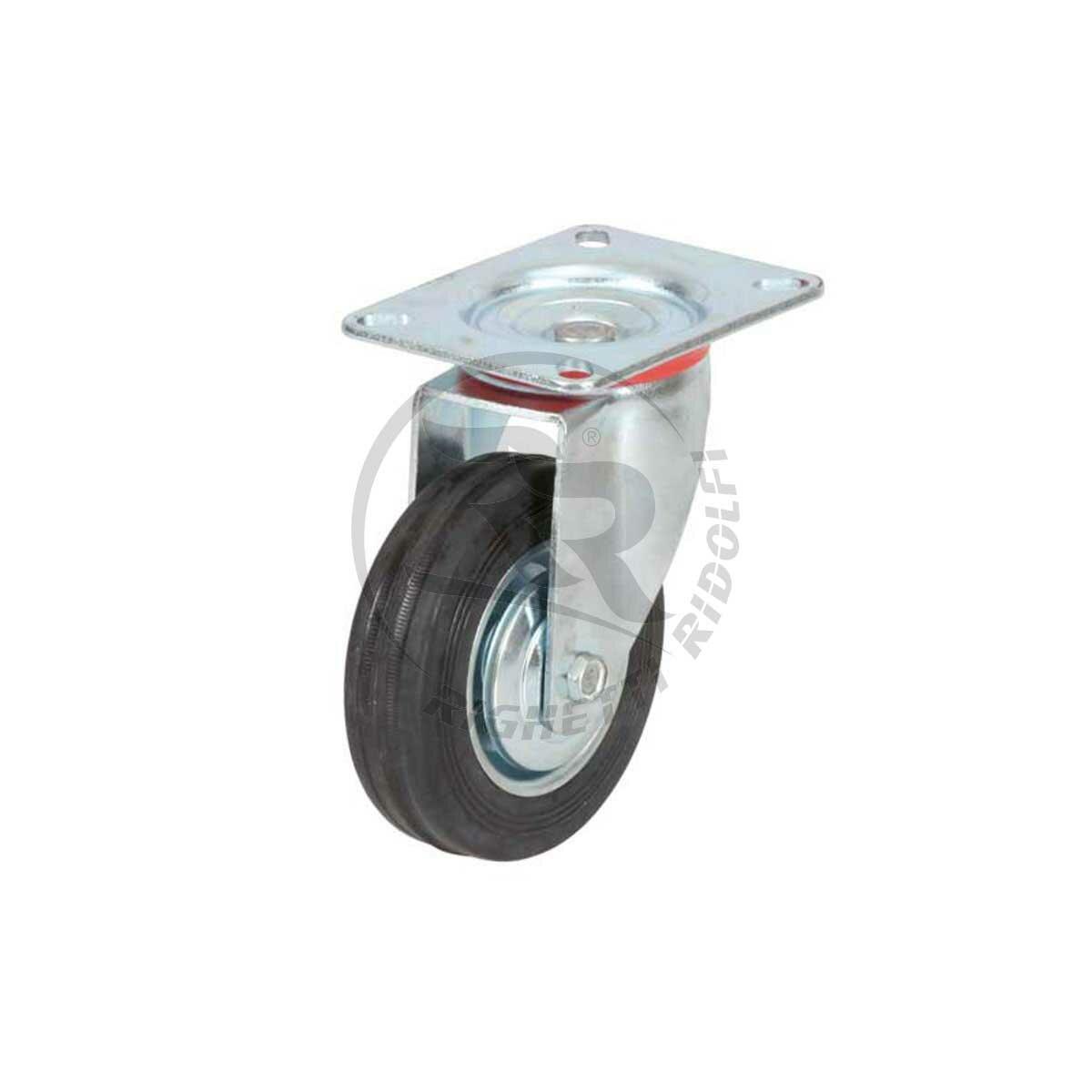 Small Wheel with Plate - Durable Caster Wheels for Furniture, Carts, and DIY Projects - Perfect for Home, Office, and Workshop Use