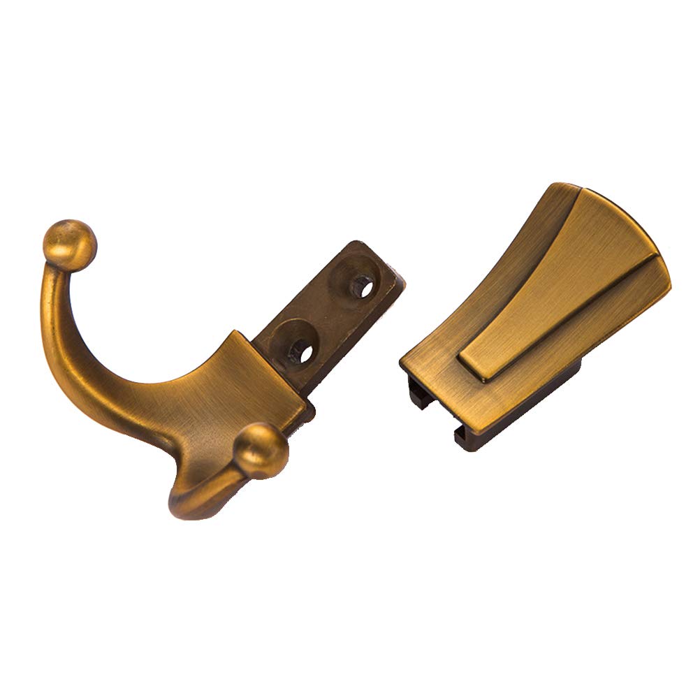 Wall Mounted Clothes Rack & Coat Hooks - Space Saving for Bedroom & Entryway