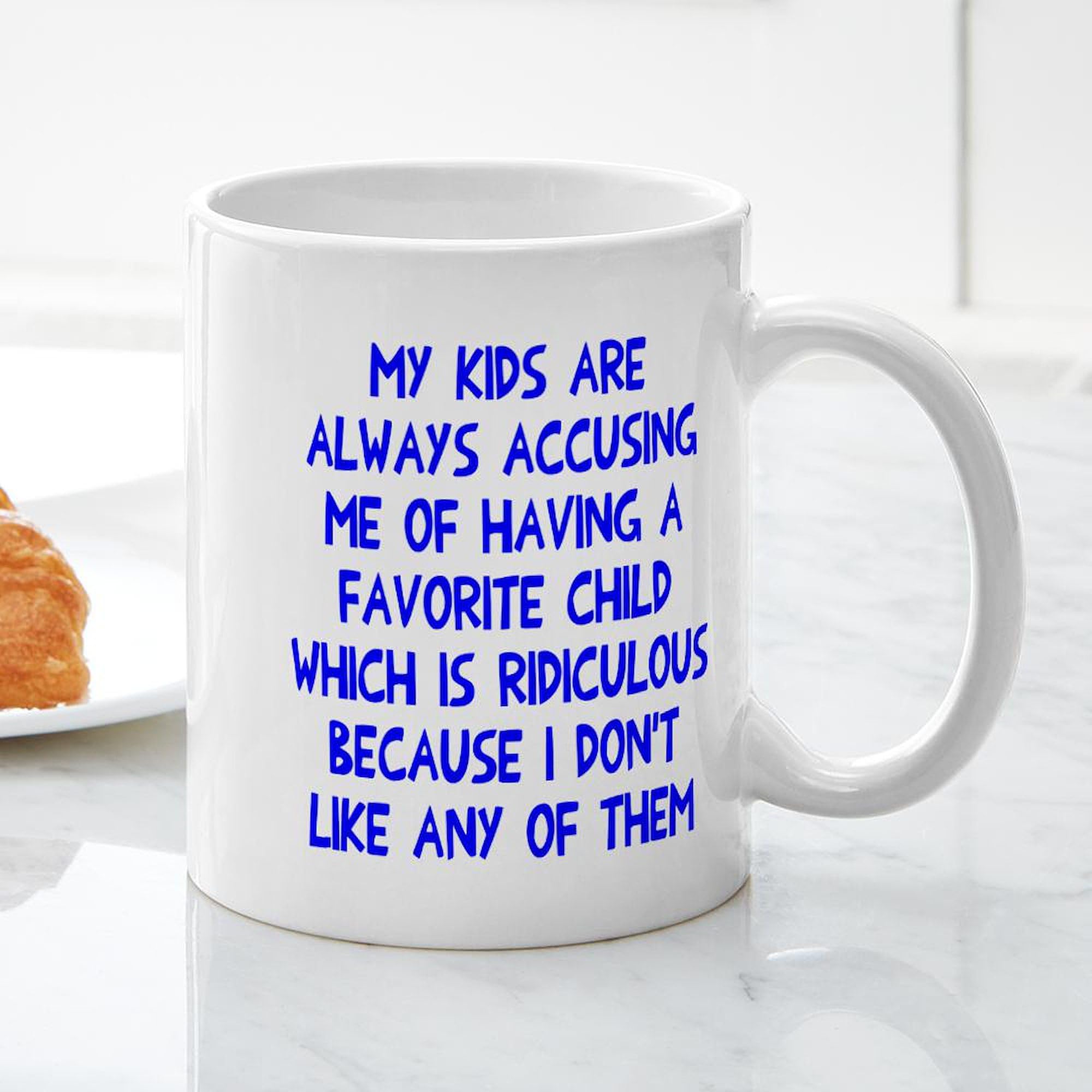 Favorite Child Ceramic Coffee Mug 11 oz (325 ml) - Funny Sibling Gift for Brother or Sister - Perfect for Home, Office & Gifting