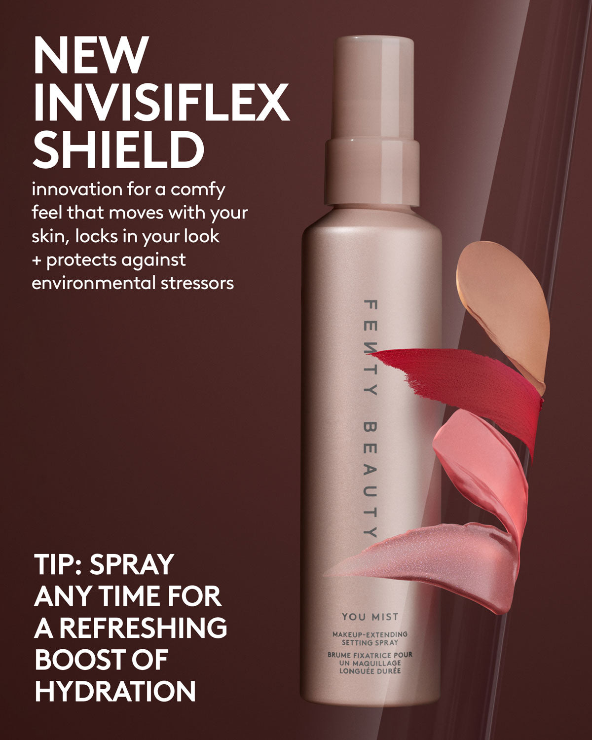 You Mist Makeup Extending Setting Spray - Long Lasting Makeup Fixer for All-Day Wear | Perfect for Weddings, Photos & Hot Weather