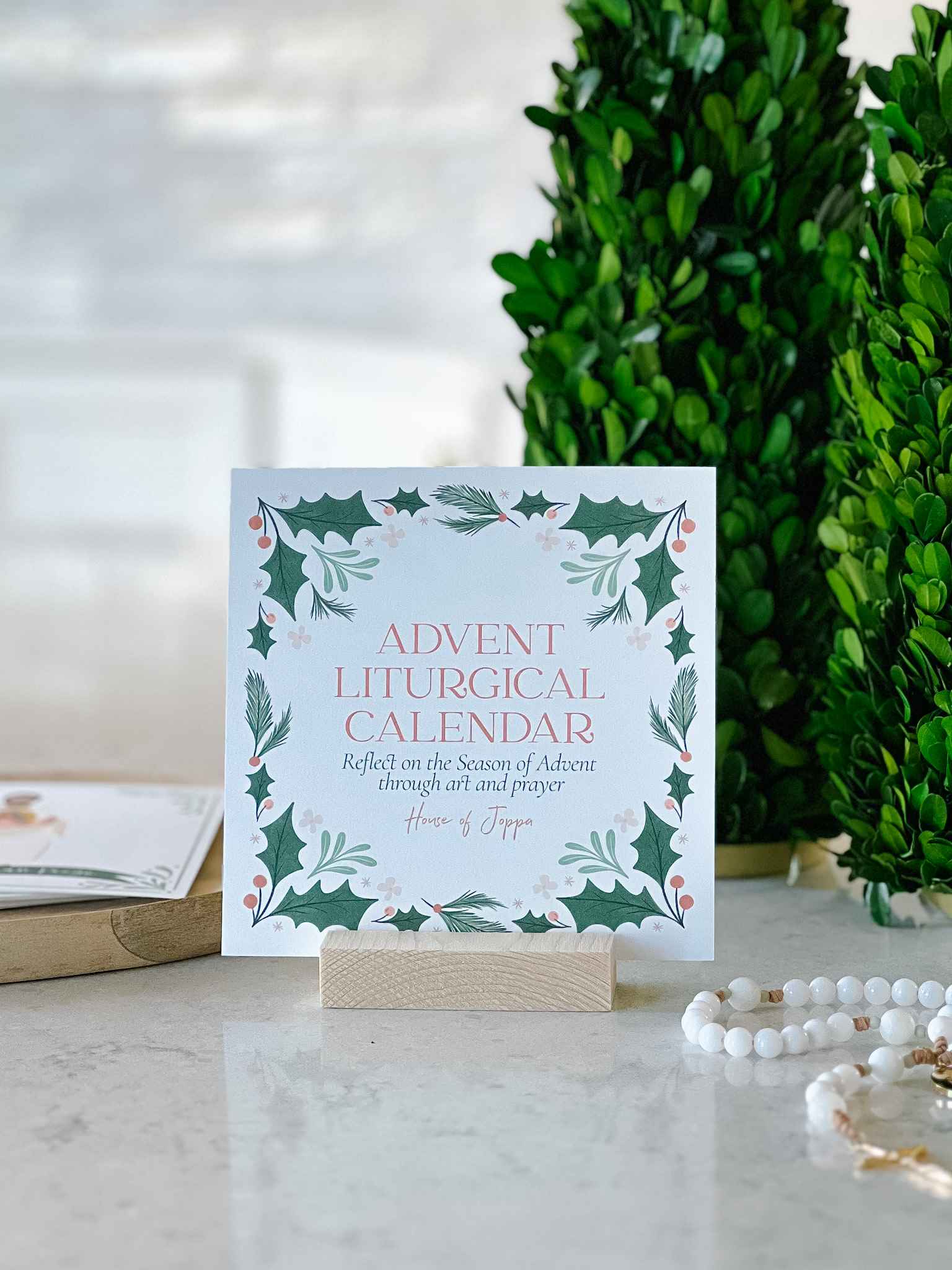 Advent Liturgical Calendar - Countdown to Christmas with Daily Scripture Readings & Prayers - Perfect for Home, Church & Family Devotions