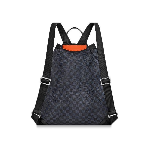 LV Damier Cobalt Race Drawstring Backpack - Stylish & Lightweight Travel Bag for Men & Women | Perfect for Gym, School, and Weekend Getaways