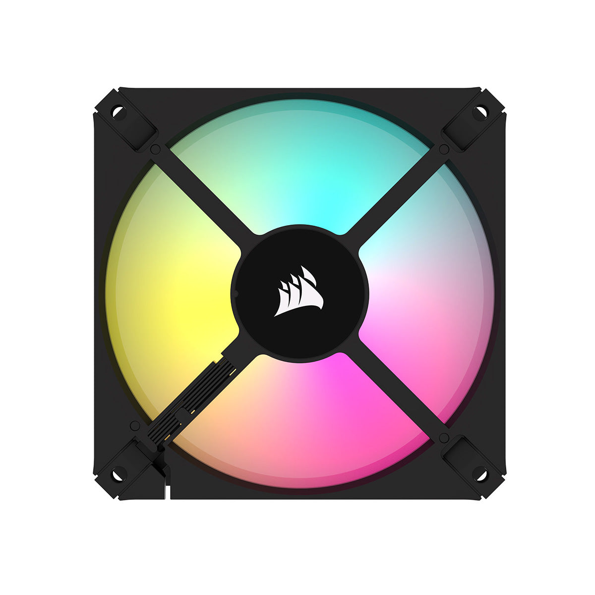 Corsair AR120 120mm iCUE RGB LED PC Cooling Fan 4-Pack with ARGB Compatibility - Perfect for Gaming PC, Case Cooling & Custom RGB Builds