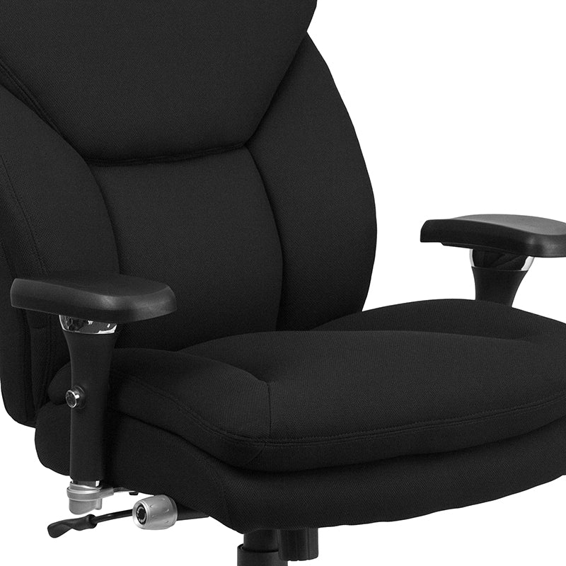 FLASH HERCULES Series Heavy Duty Executive Office Chair - 400 lb Weight Capacity, Ergonomic Design with Lumbar Support, Big & Tall Adjustable Chair for All-Day Comfort - Perfect for Home Office, Gaming, and Professional Workspaces