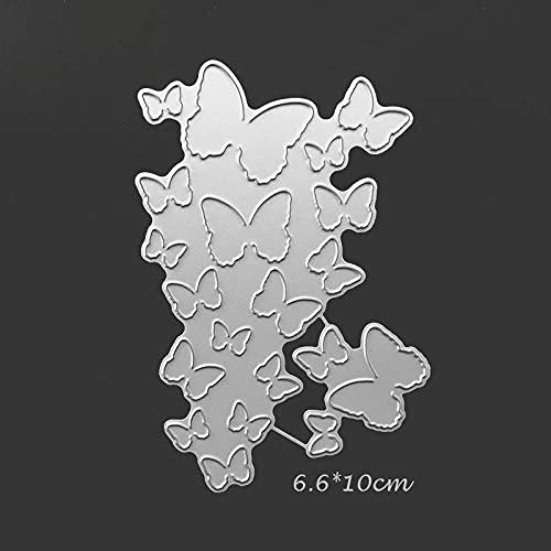 Butterfly Metal Cutting Dies Set for DIY Scrapbooking - Foldable Butterfly Stencils for Photo Albums, Cards, and Paper Crafts | Perfect for Wedding Invitations, Home Decor, and Handmade Greeting Cards