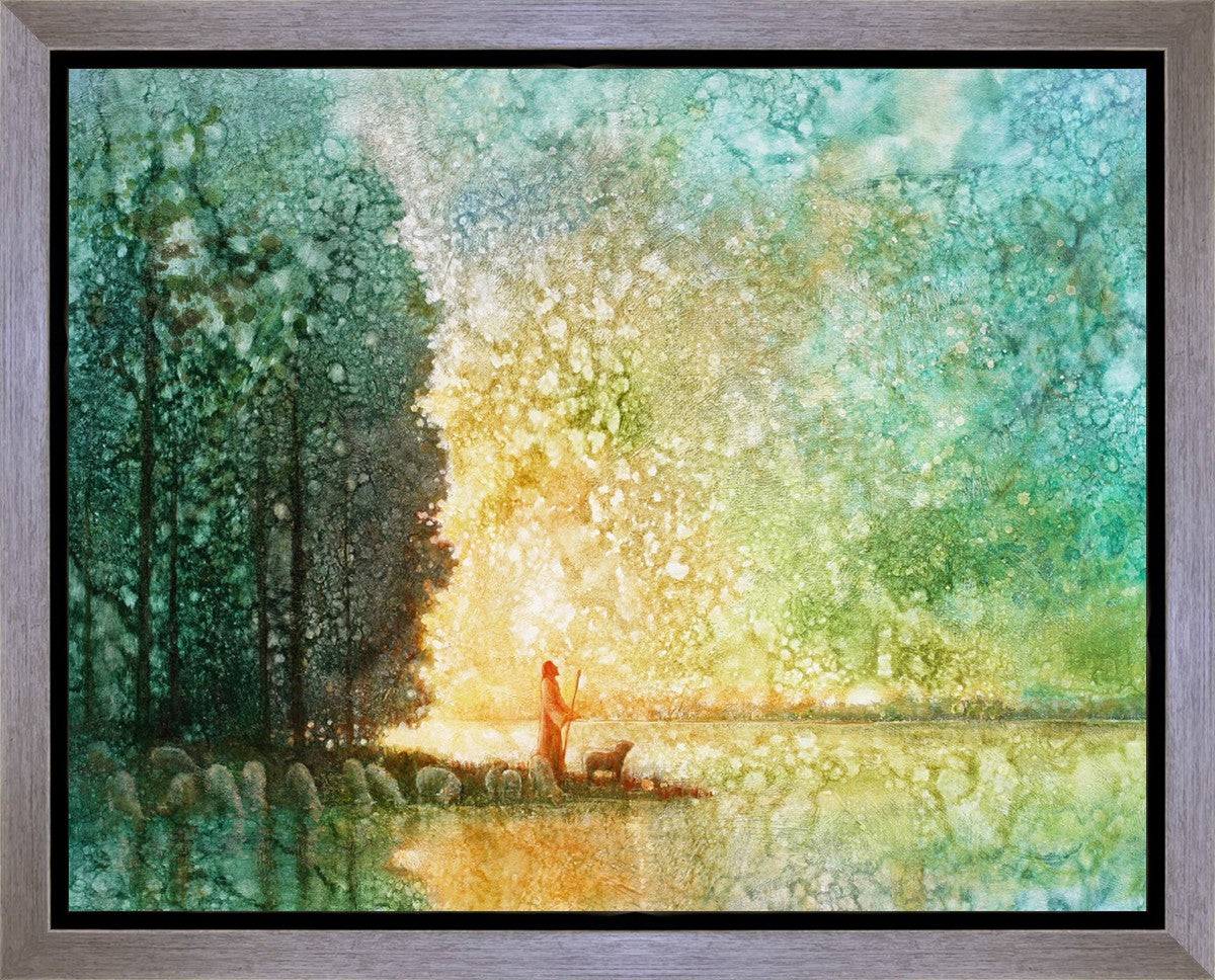 Beside Quiet Waters Gallery Wrap Canvas Art - Stunning Landscape Wall Decor for Living Room, Bedroom & Office - Perfect for Home & Office Decoration