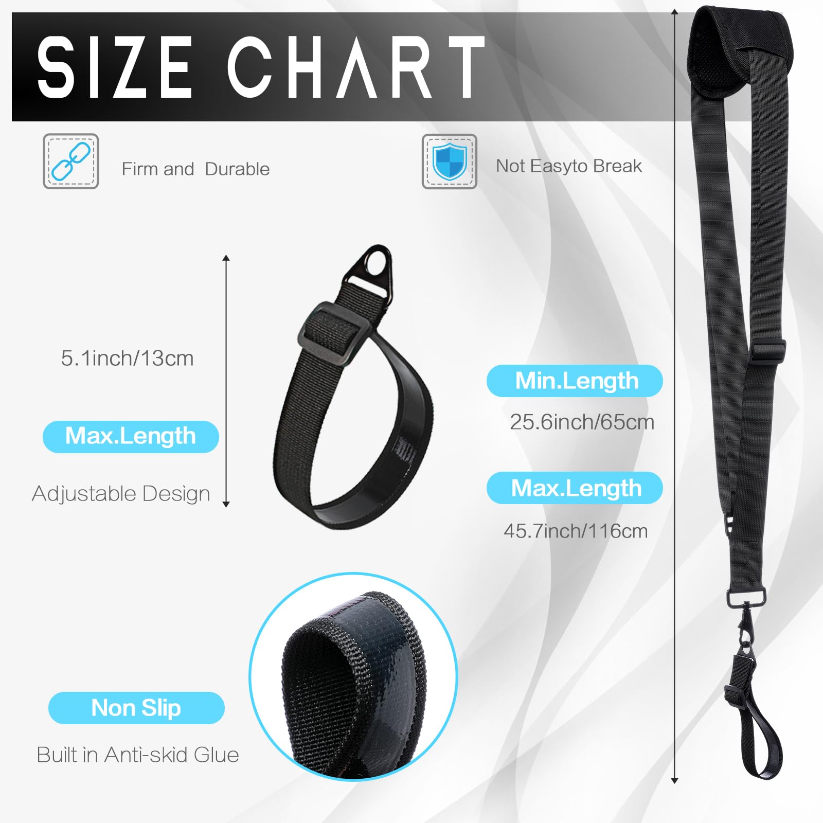 Universal Weed Eater Shoulder Strap - Compatible with EGO String Trimmer & Leaf Blower - Durable & Adjustable Trimmer Harness for Landscaping & Yard Work