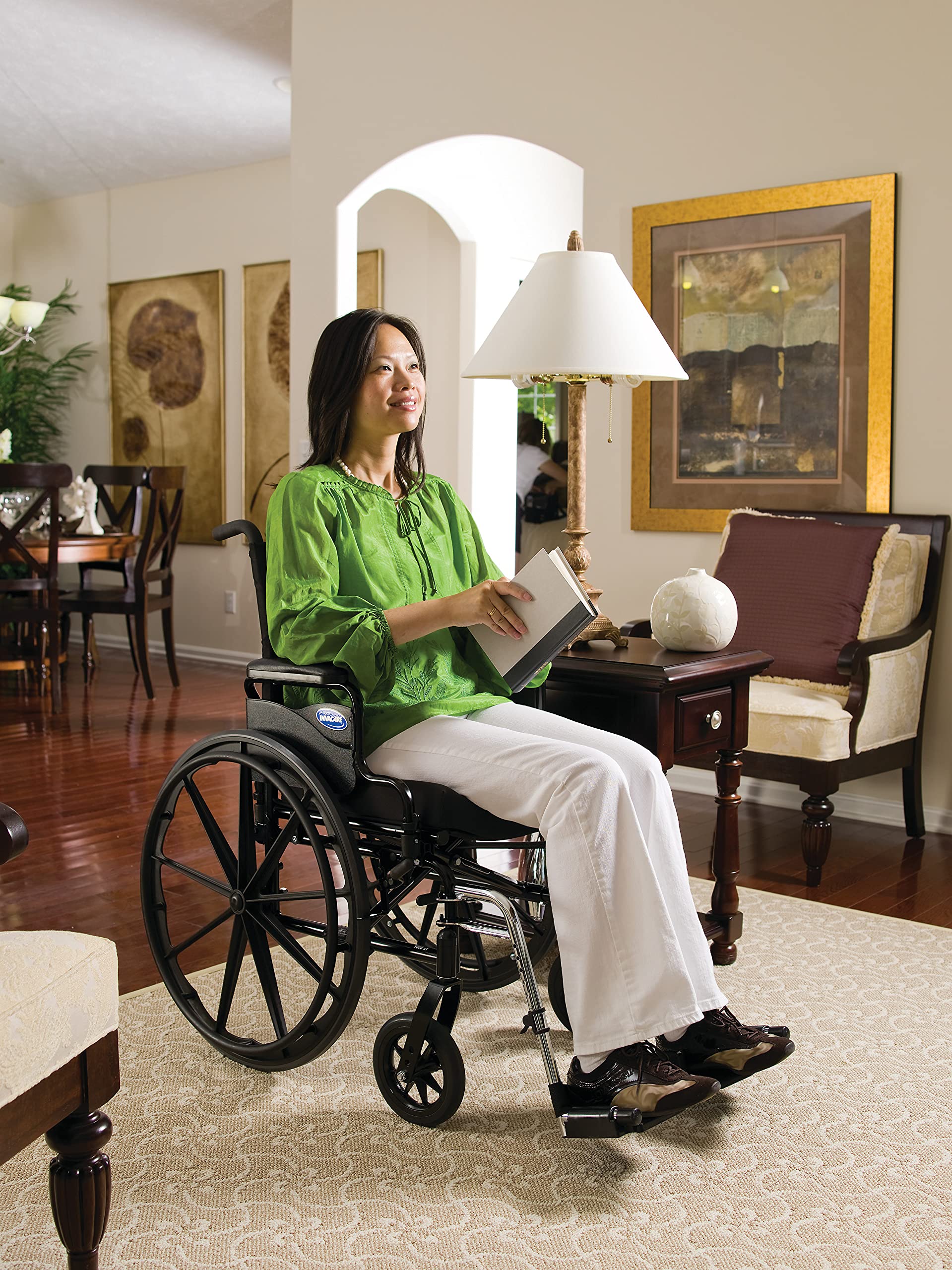 Invacare 9000 XT Lightweight Wheelchair - High Performance, Desk-Length Arms, 20