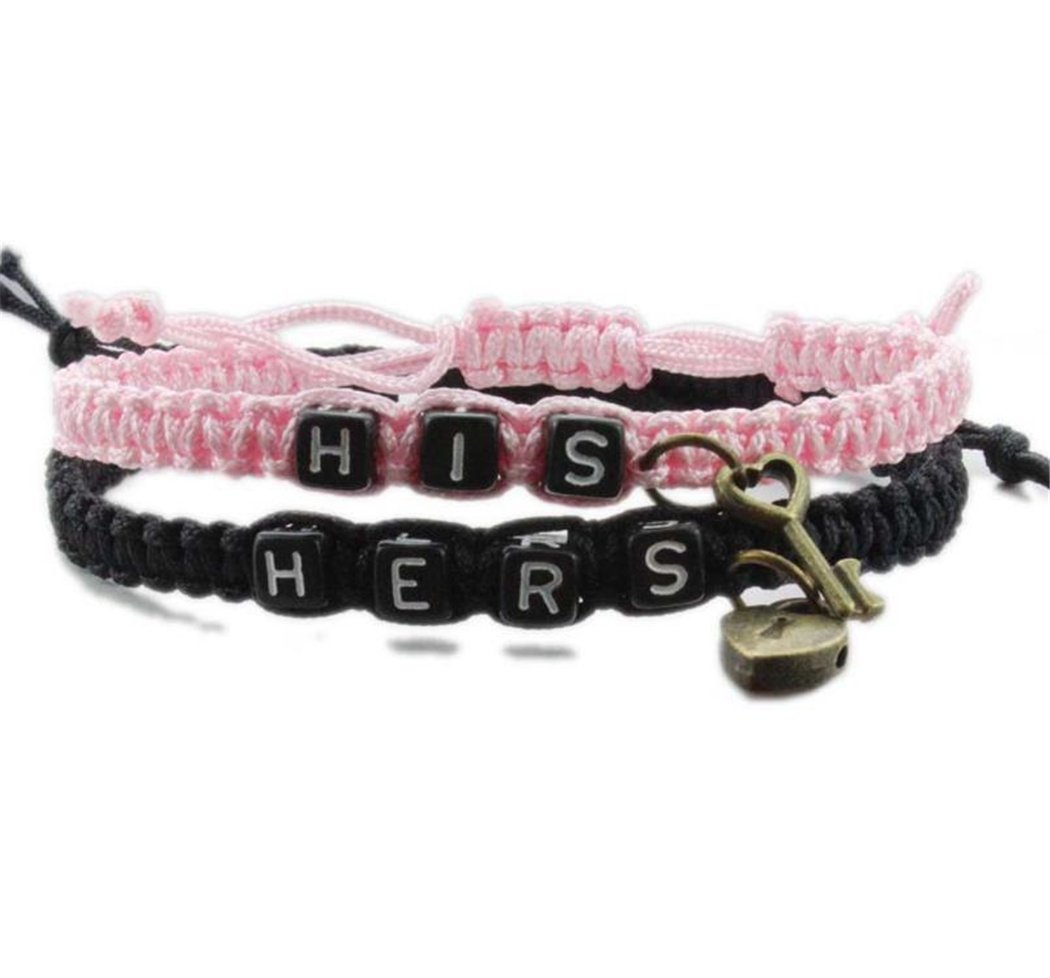 Romantic Key and Lock Couple Bracelets Set - His and Hers Matching Braided Bracelets for Couples, Anniversaries, Valentine's Day Gifts | Perfect for Date Nights, Proposals, and Relationship Milestones
