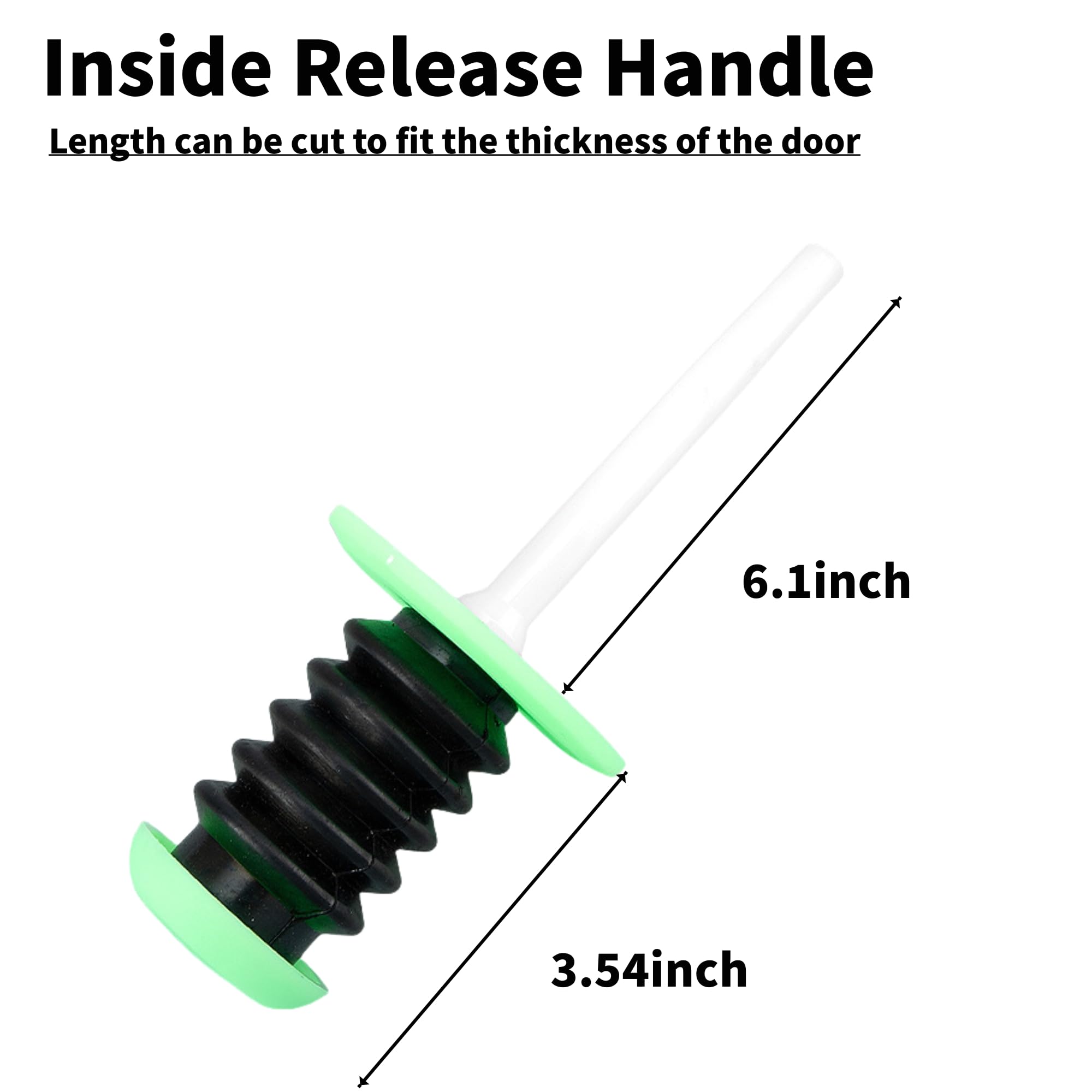 **Heavy Duty Freezer Door Handle & Walk-in Cooler Door Latch - 3.5 Inch Base Height - Compatible with Freezer Locks, Oven Locks, Lab Equipment & More - Ideal for Commercial Kitchens, Restaurants & Laboratories**