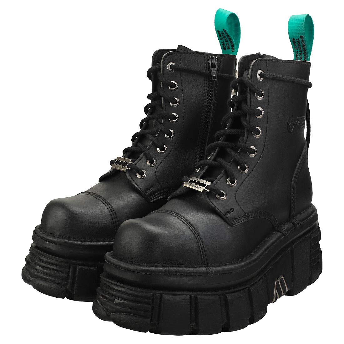 New Rock Combat Boots for Men & Women - Unisex Platform Boots with Chunky Sole - Perfect for Punk, Gothic, and Streetwear Fashion
