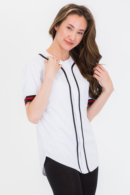 Unisex Active Sports Team Baseball Jersey - Breathable & Comfortable for Men & Women - Perfect for Baseball, Softball, and Team Sports