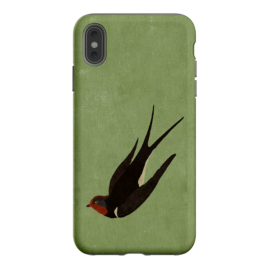 Sparrow Swallow Pattern Phone Case - Cute Bird Design Protective Cover for iPhone 15 14 13 12 Pro Max XR XS - Perfect for Nature Lovers & Outdoor Adventures