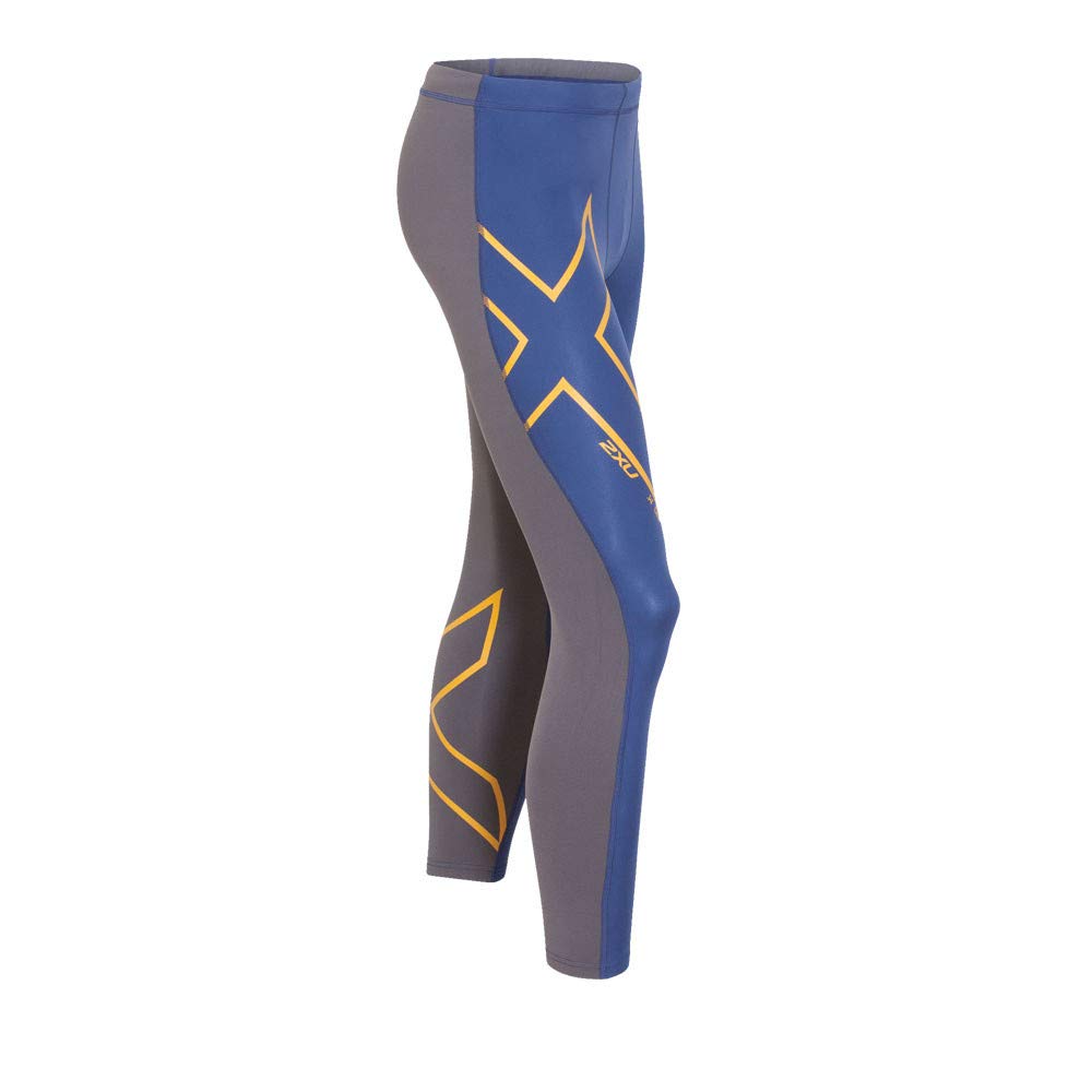 2XU Men's Windproof Thermal Compression Tights for Running, Cycling & Cold Weather Workouts - Stay Warm & Protected
