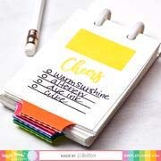 Waffle Flower Bullet List Stamp Set for Planner & Journaling | DIY Scrapbooking & Card Making Stamps