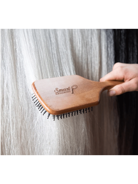 Smart Grooming Mane and Tail Brush for Horses - Gentle Detangling & Shining Tool - Perfect for Daily Horse Care, Show Prep & Equine Grooming Kits