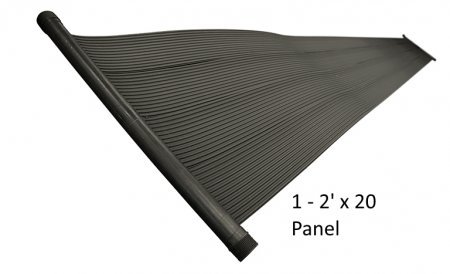 Sun2Solar 2ft x 20ft Solar Pool Heater Panel System - Above Ground & Inground Swimming Pool Heating Solution | Efficient Solar Heating for Extended Swimming Season & Energy Savings